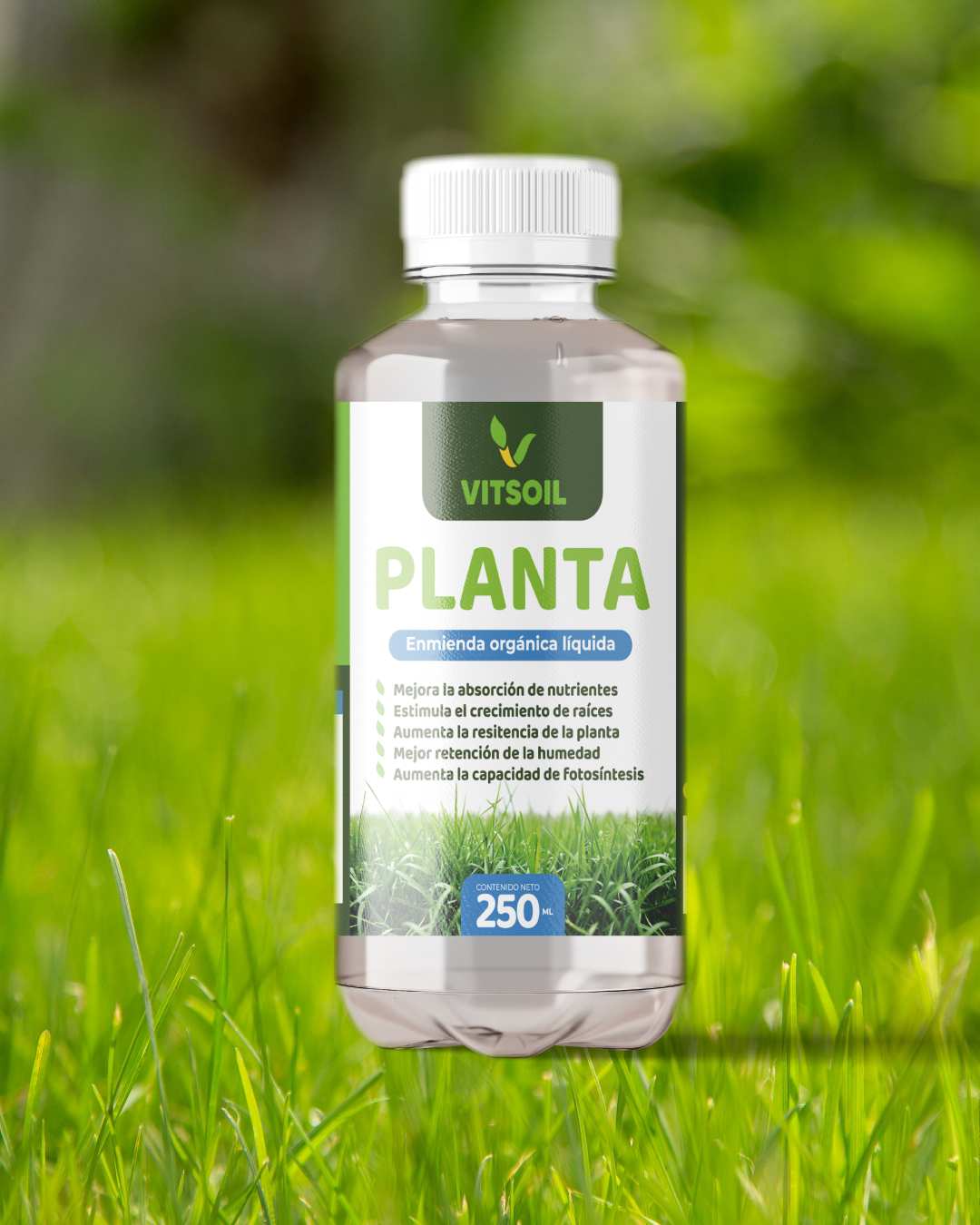 Botella de fertilizante líquido 