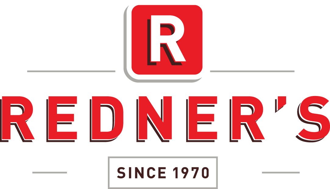 Redner’s logo with a red “R” icon and “Since 1970” text