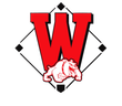 Red "W" logo with a white bulldog at the bottom, inside a black diamond outline.