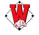 Red "W" logo with a white bulldog at the bottom, inside a black diamond outline.