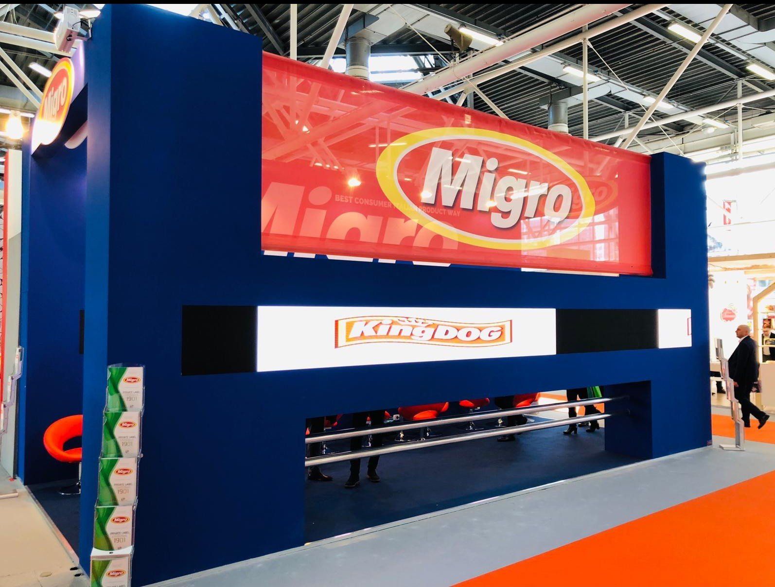 Stand Migro, Allestimenti Cusano Stand, Fiera Marca Bologna