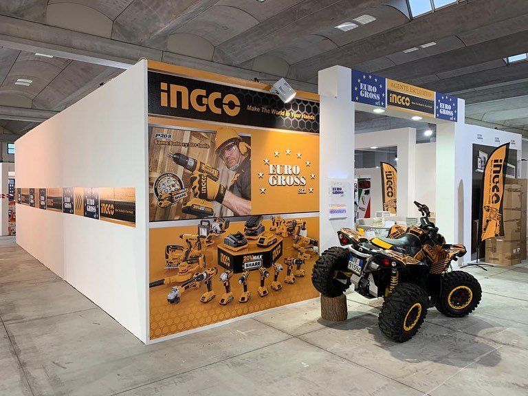 Allestimento Cusano Stand Fiera Sicilferr Catania