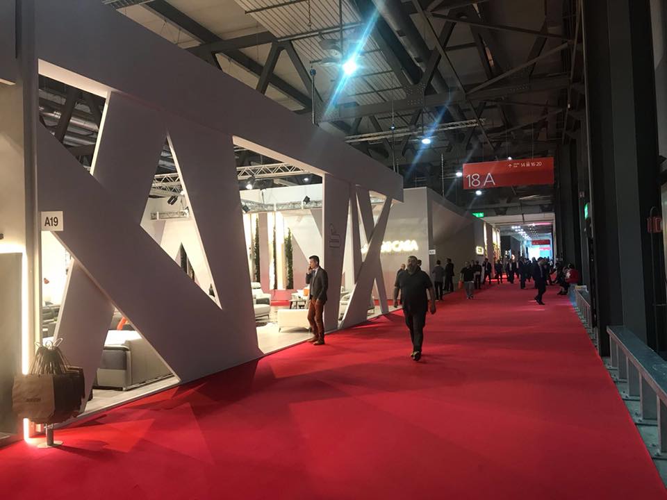 Stand Satis Salone del Mobile Milano, stand allestito da Cusano Stand