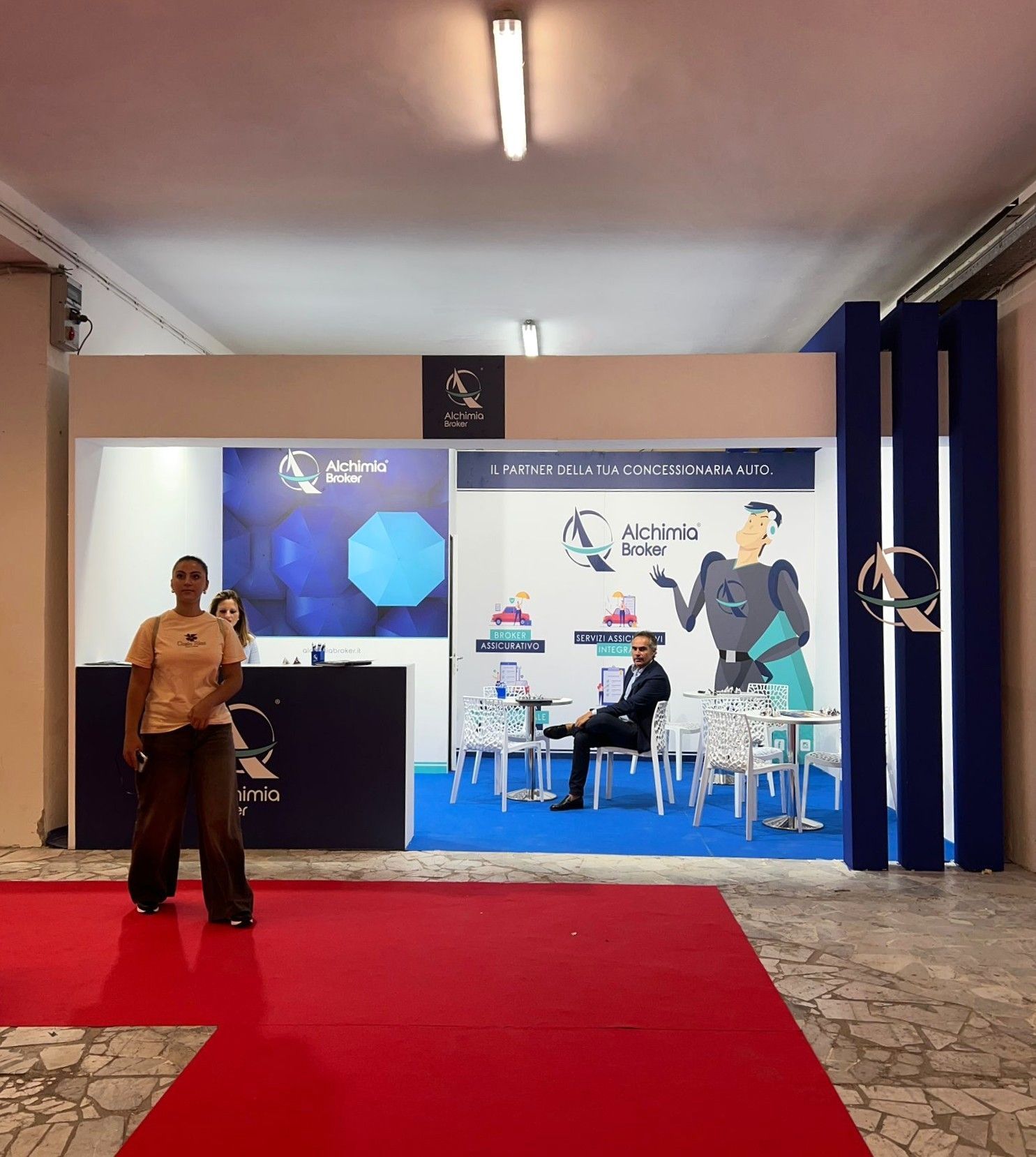 Stand Alchimia broker Auto Moto Napoli Expo