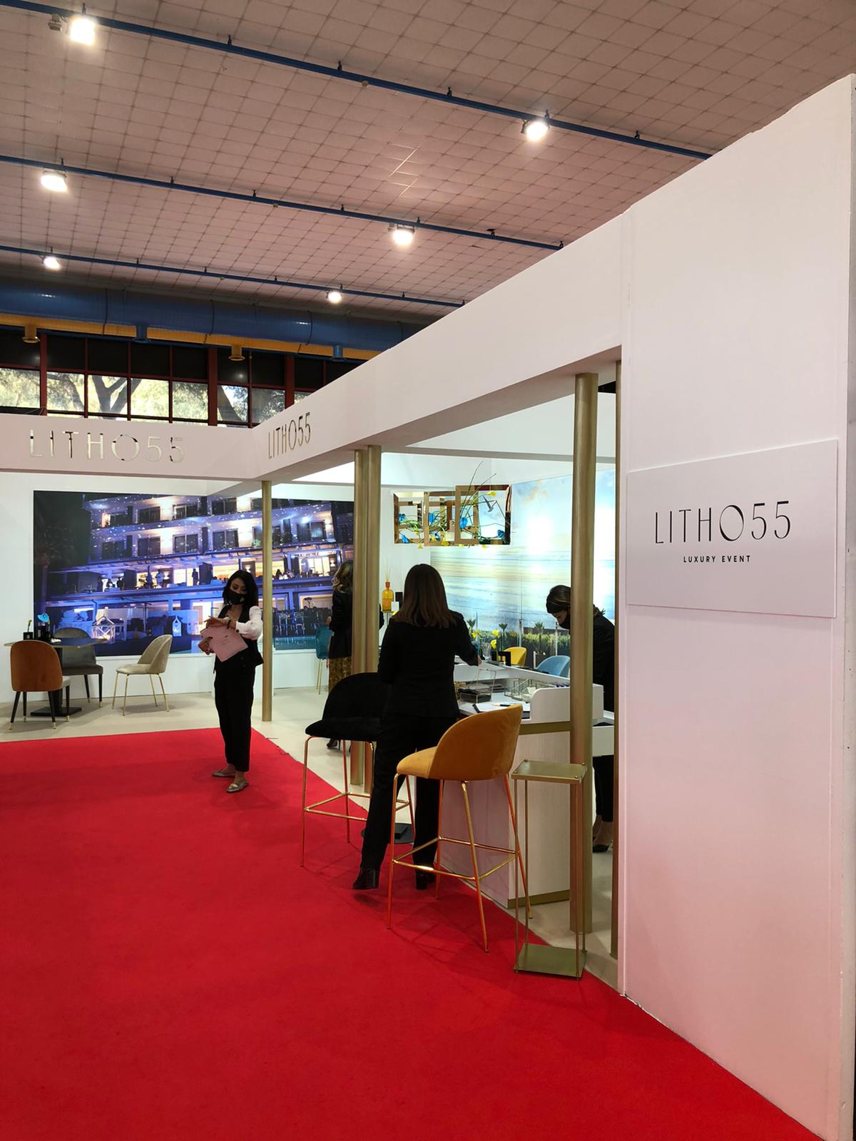 Fiera Tutto Sposi napoli, stand Litho55 allestito da Cusano Stand