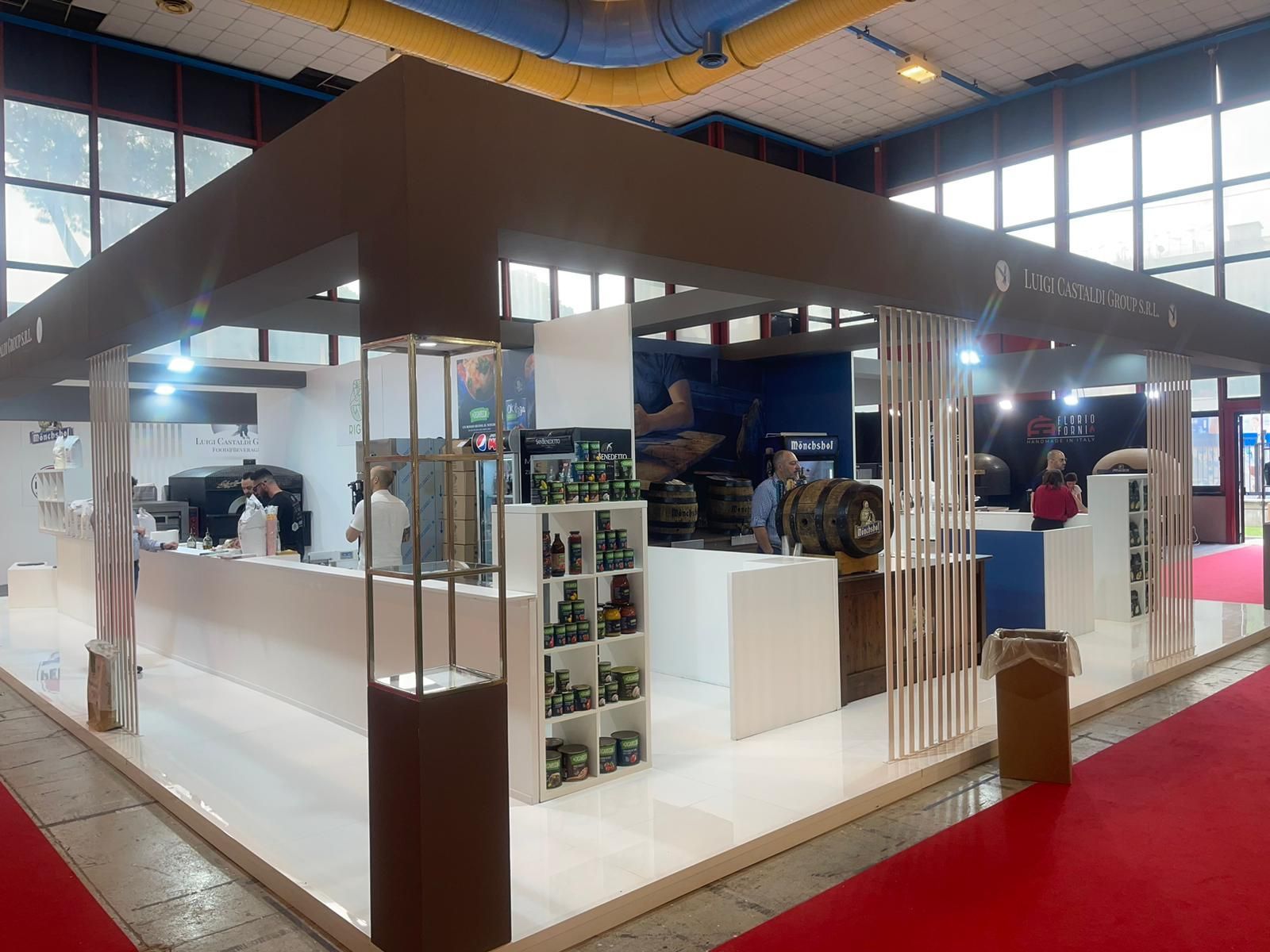 Stand allestito per Castaldi Group a Tutto Pizza 2024, Napoli