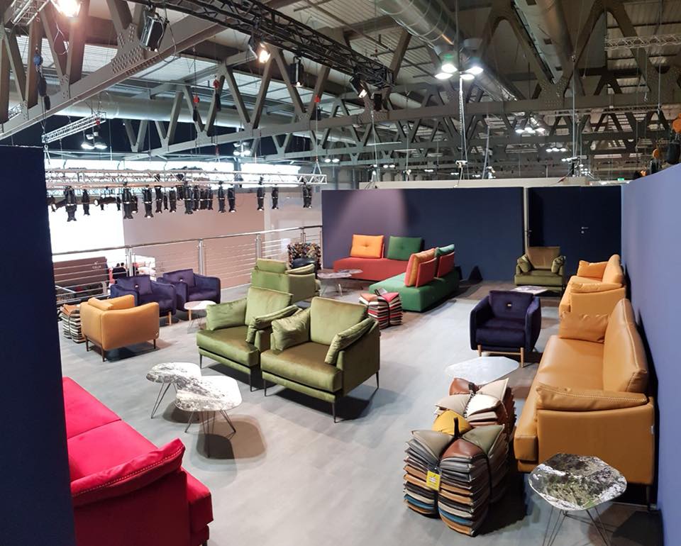 Stand Calia italia Salone del Mobile Milano, stand allestito da Cusano Stand
