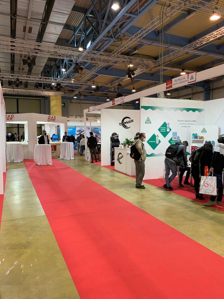 Allestimenti della Cusano Stand alla fiera Expo Machieraldo – Milano