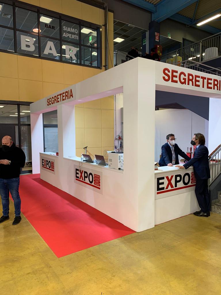Allestimenti della Cusano Stand alla fiera Expo Machieraldo – Milano