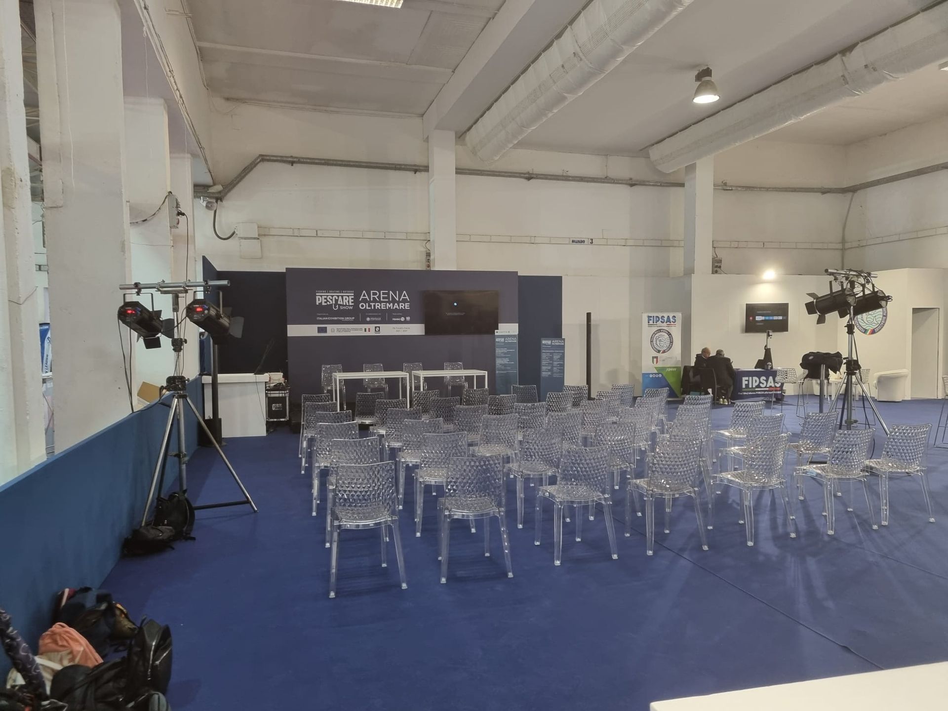 Sala convegno Fiera Pescare Show, Napoli