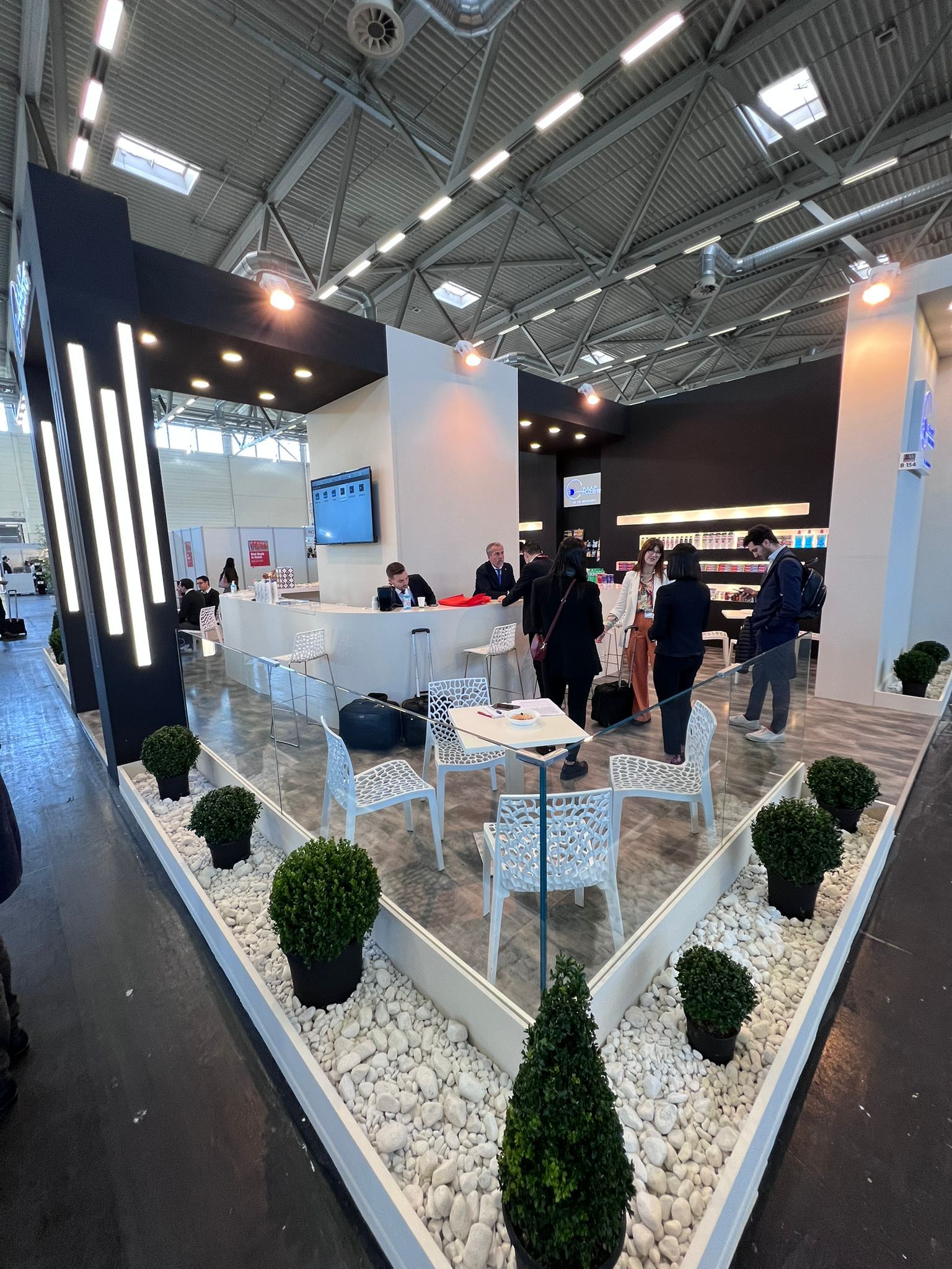 Allestimento fieristico IAW Colonia, stand Raap Trading, Allestimenti Cusano Stand