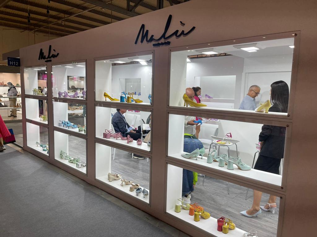 Allestimenti Cusano Stand, Fiera Micam Milano, stand Malù