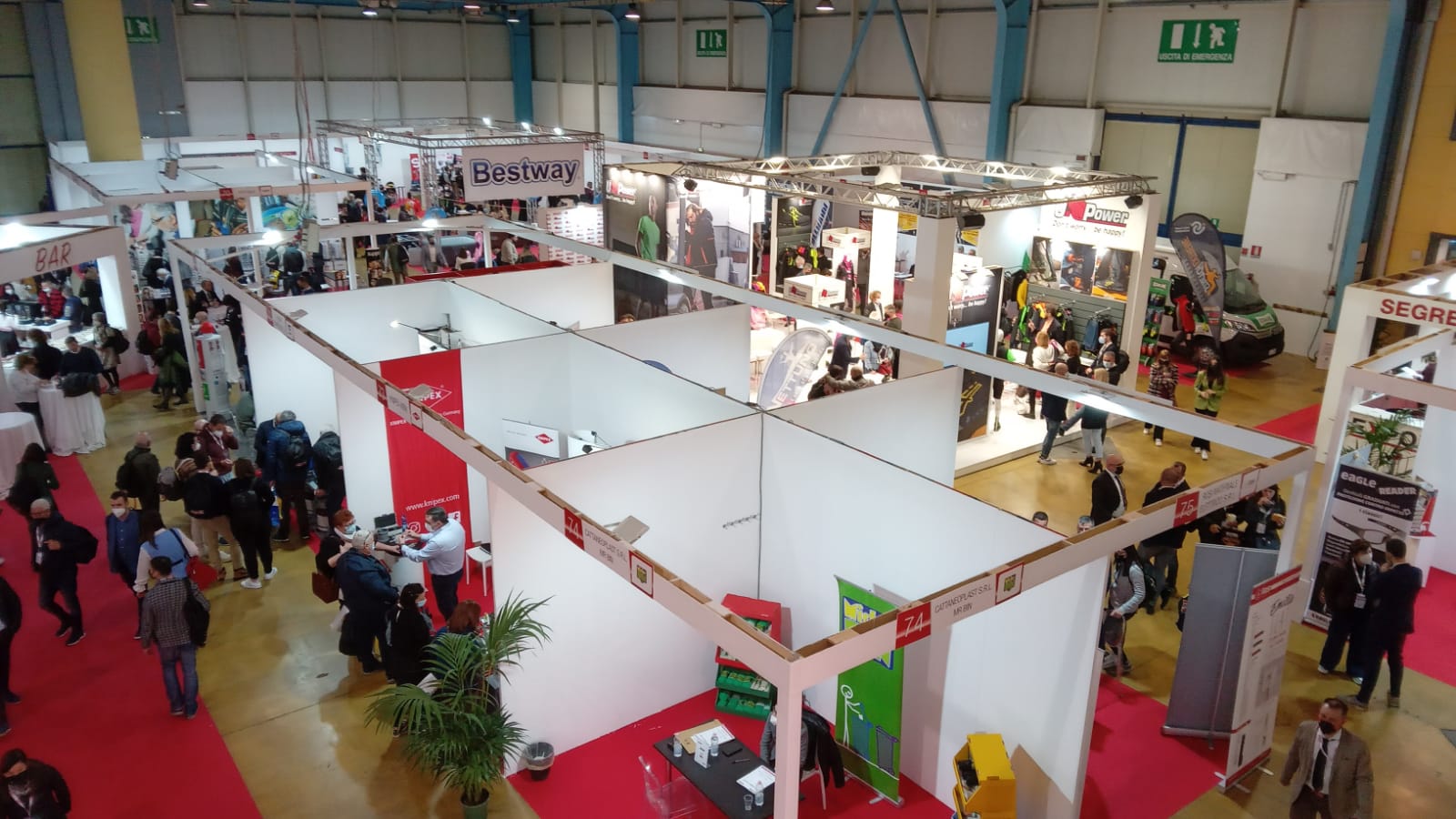 Allestimenti della Cusano Stand alla fiera Expo Machieraldo – Milano