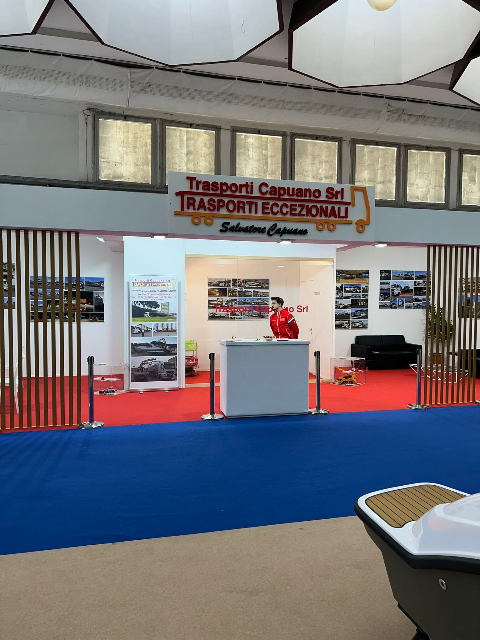 Stand Trasporti Capuano al NauticSud, Allestimenti Cusano Stand