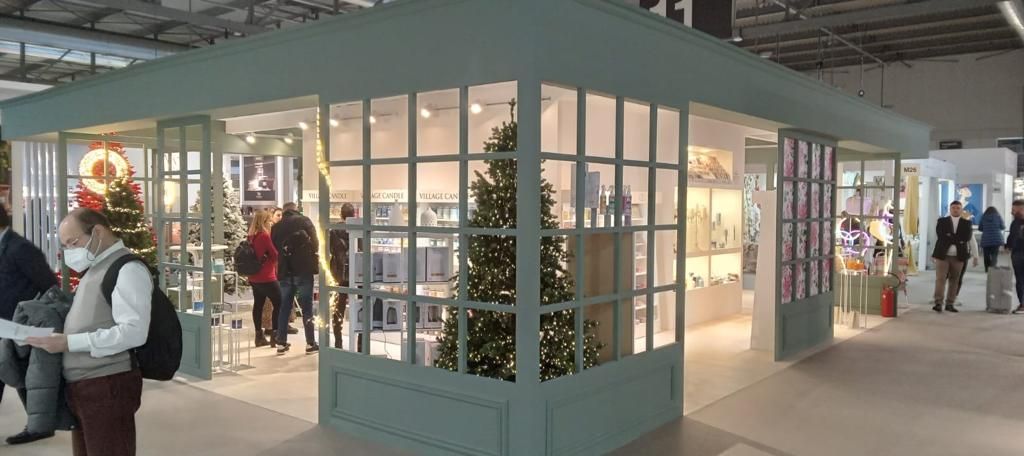 Stand allesttito alla fiera Homi MIlano