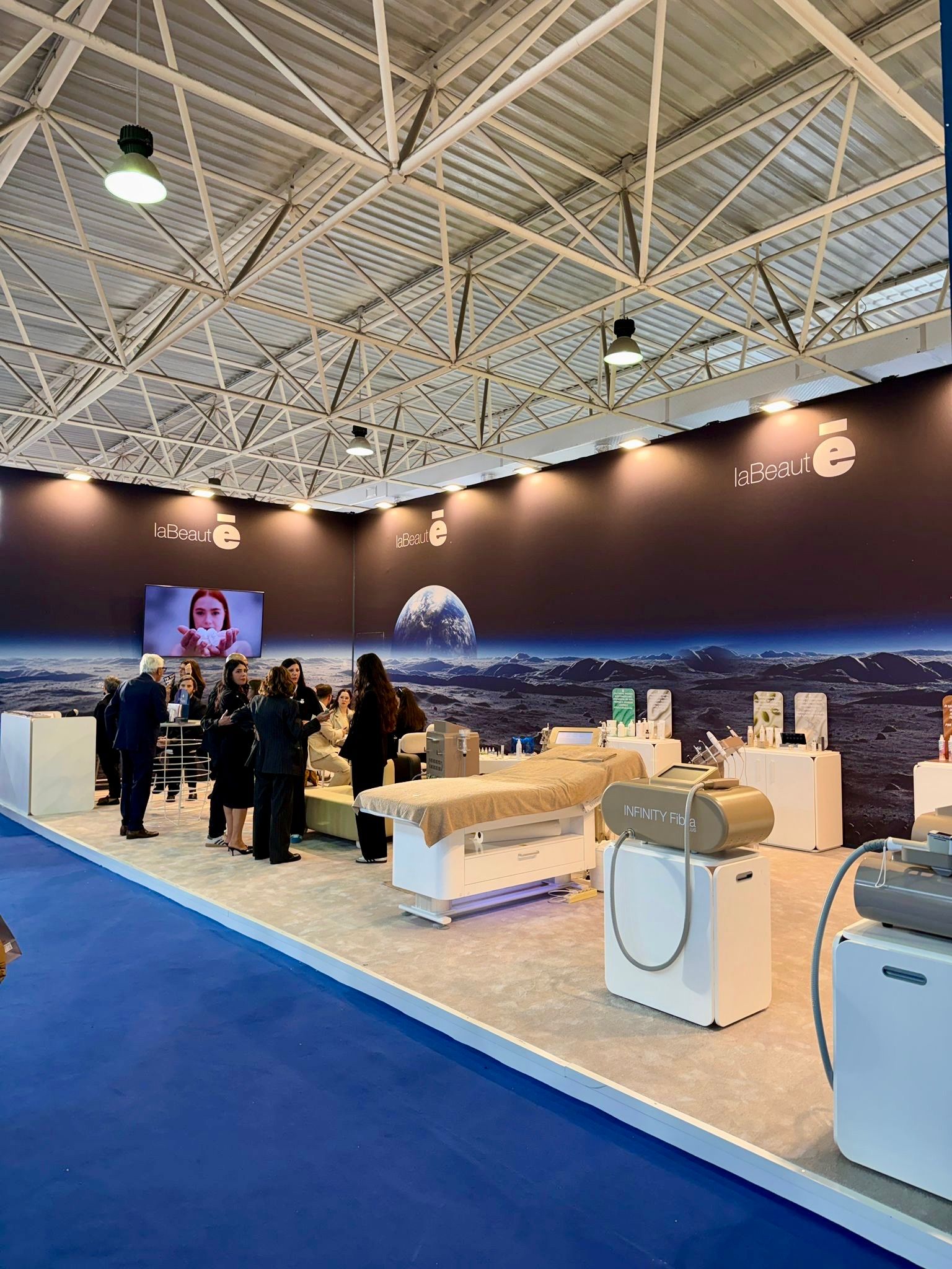 Stand allestito per La Beautè, Aestetica Napoli 2025