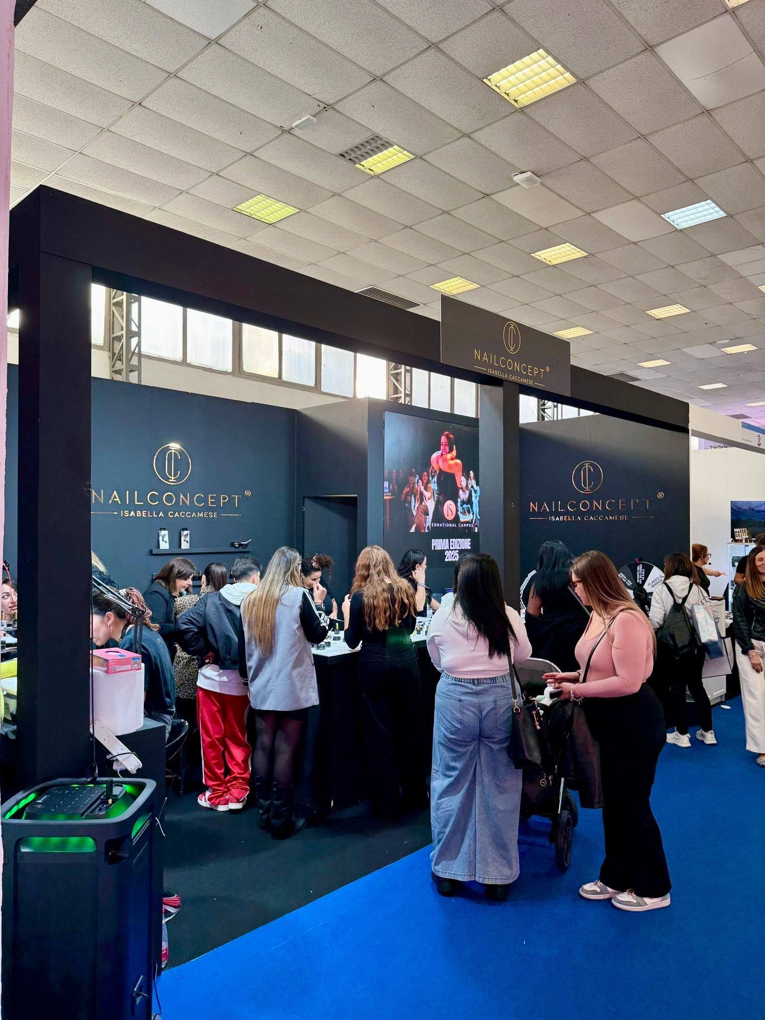 Stand allestito per Nailconcept Isabella Caccamese, Aestetica Napoli 2025