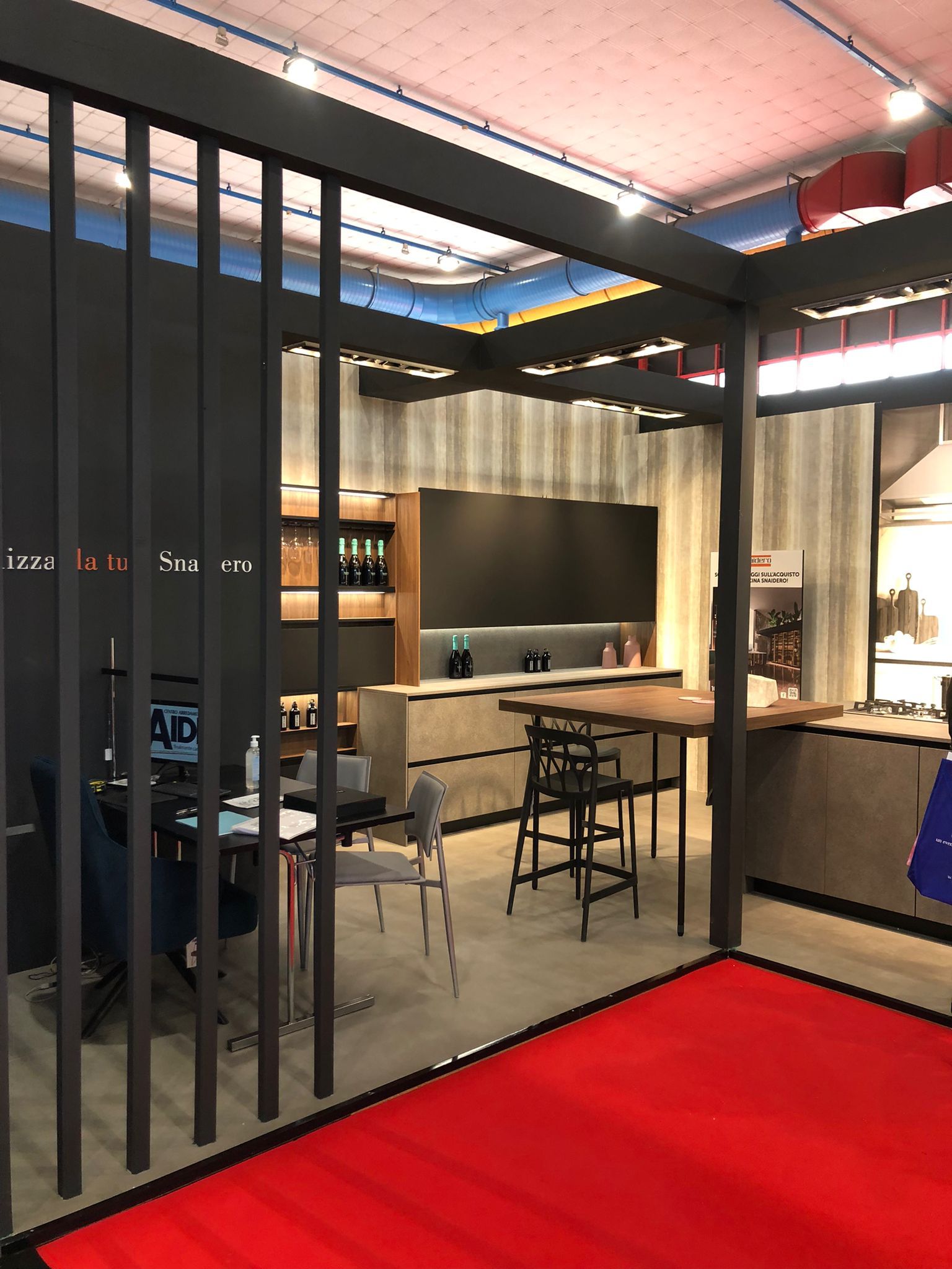 Fiera Tutto Sposi Napoli, stand Snaidero allestito da Cusano Stand