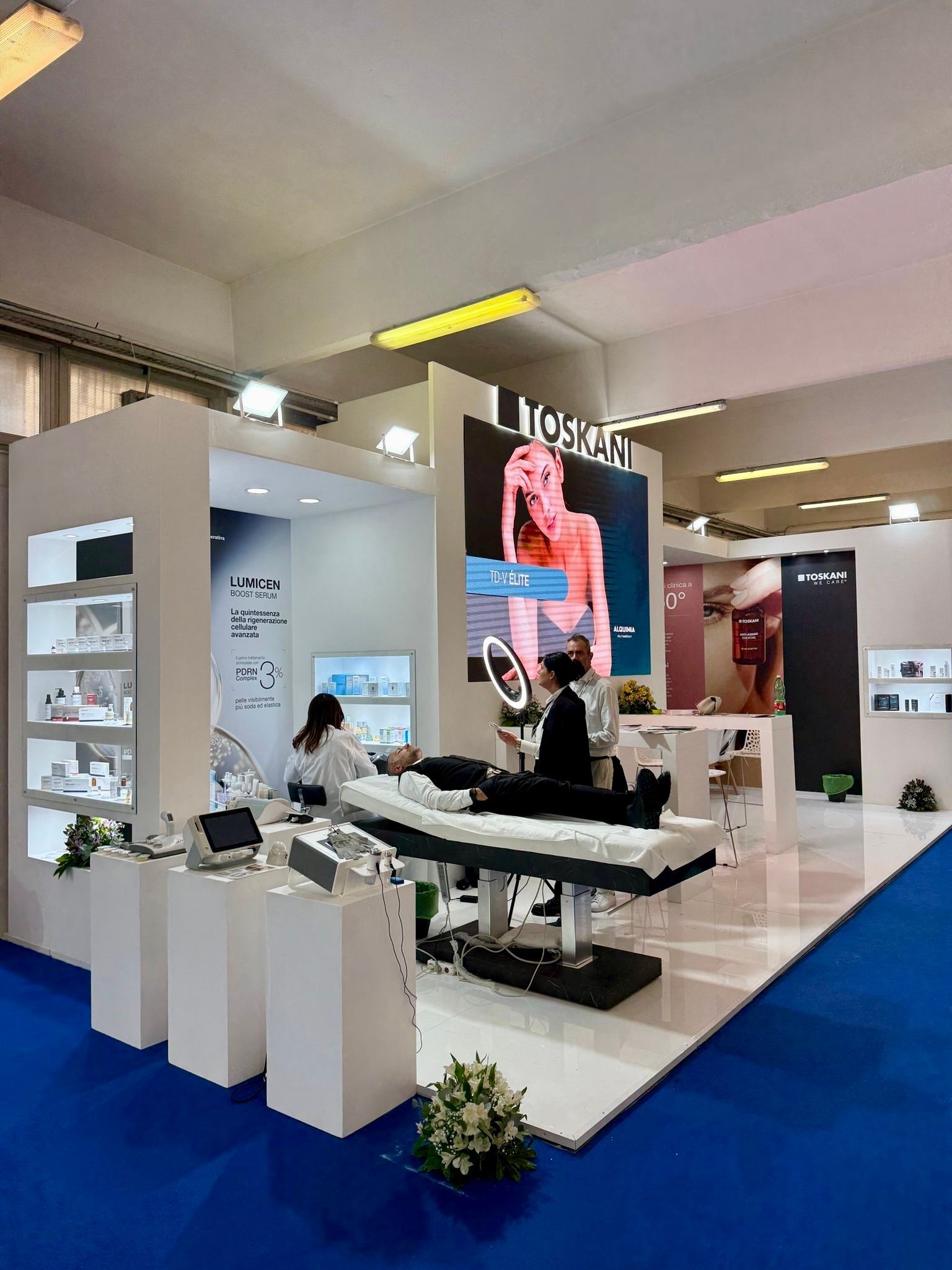 Allestimento stand Toskani, Aestetica Napoli 2025