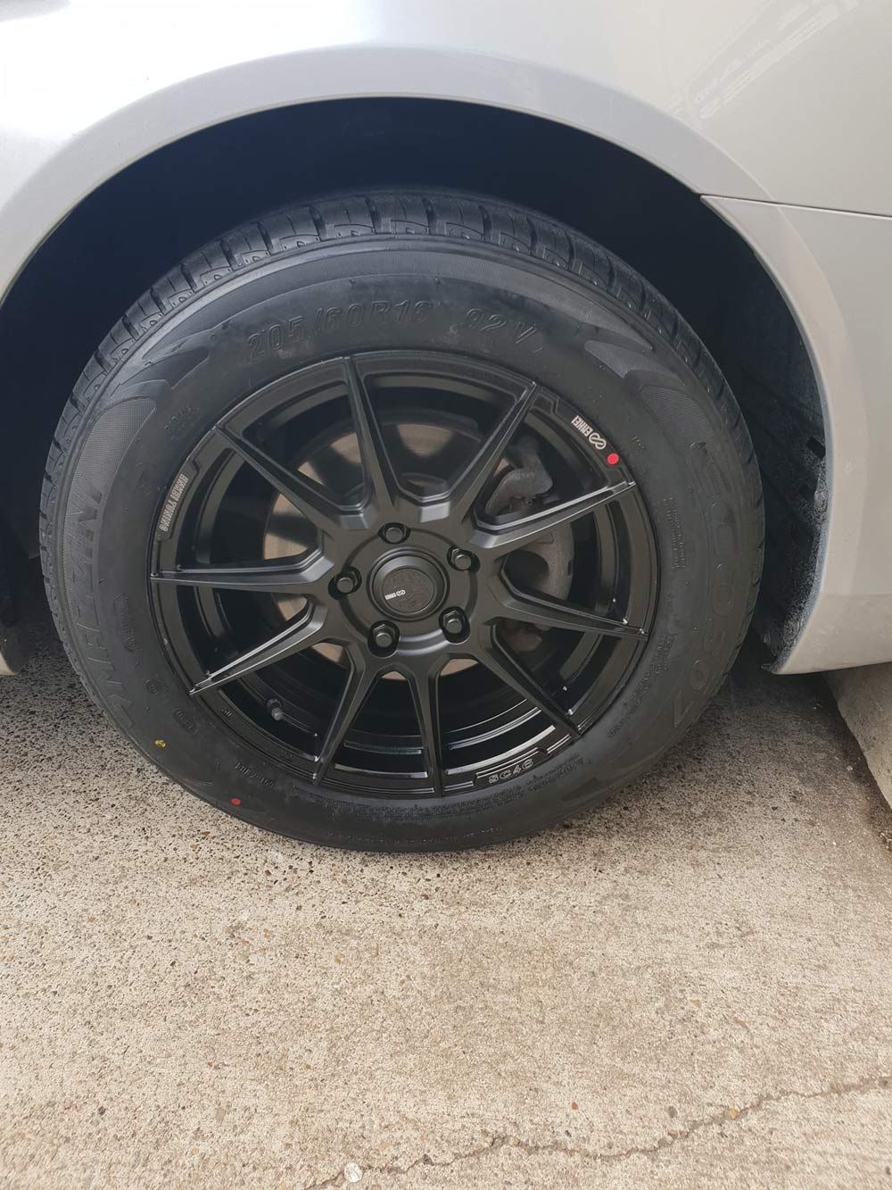 Vehicle fitted with Budget Tyre products at Budget Tyre Shed Charmhaven, providing reliable tyre solutions for Central Coast drivers