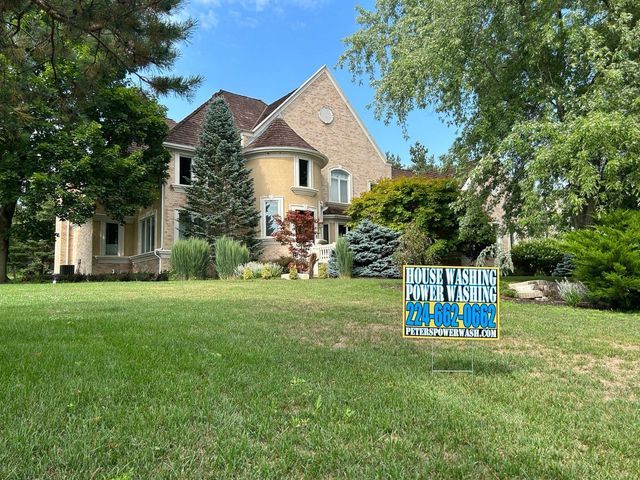 Big Brown Mansion - Lake Zurich, IL - Peter’s Power Wash Services