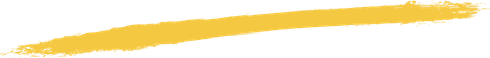 Yellow brushstroke banner on a white background