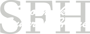 Large white serif letters &ldquo;SFT&rdquo; on a light gray background.