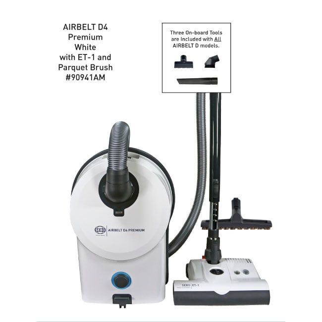 SEBO Airbelt D4 Premium Canister Vacuum