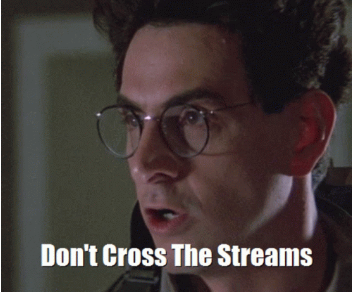 Photo of Egon saying