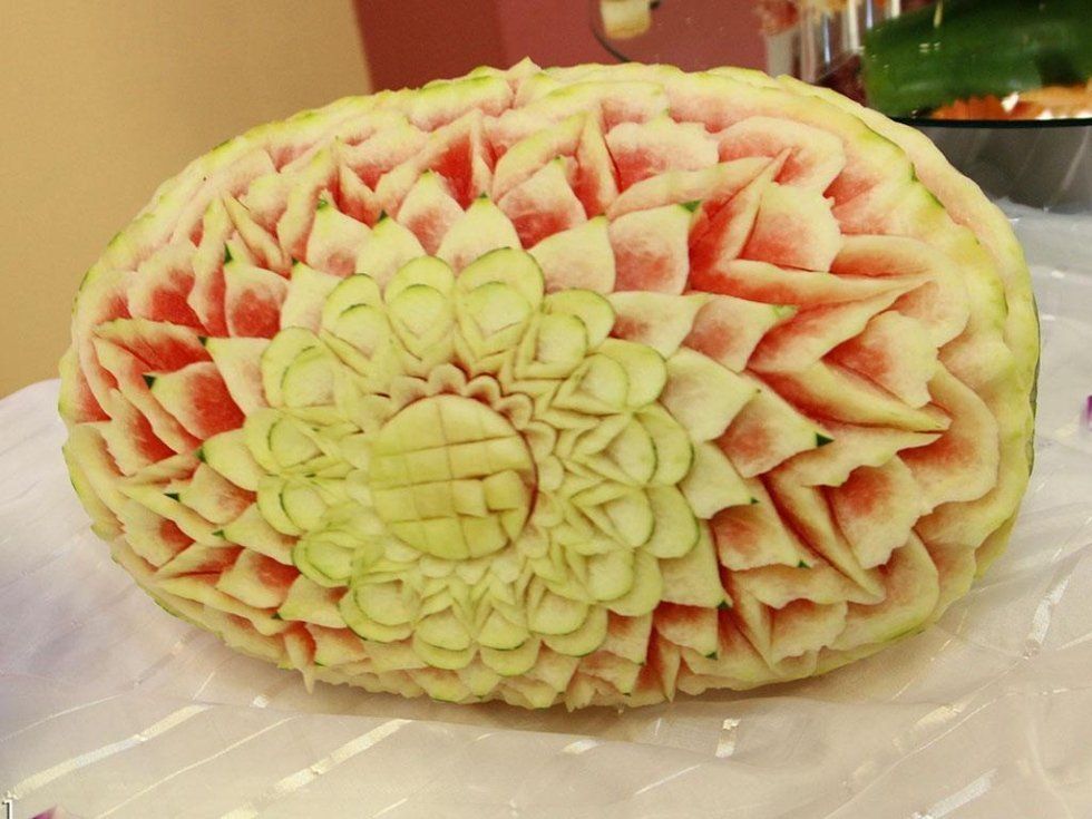 decorated watermelon
