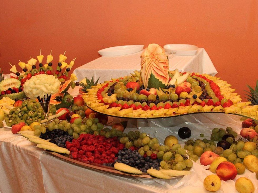 various fruits