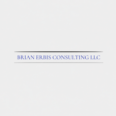 Logo reading “Brian Erbis Consulting LLC” in blue text on a white background.