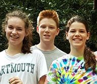 A group of young people are posing for a picture together.