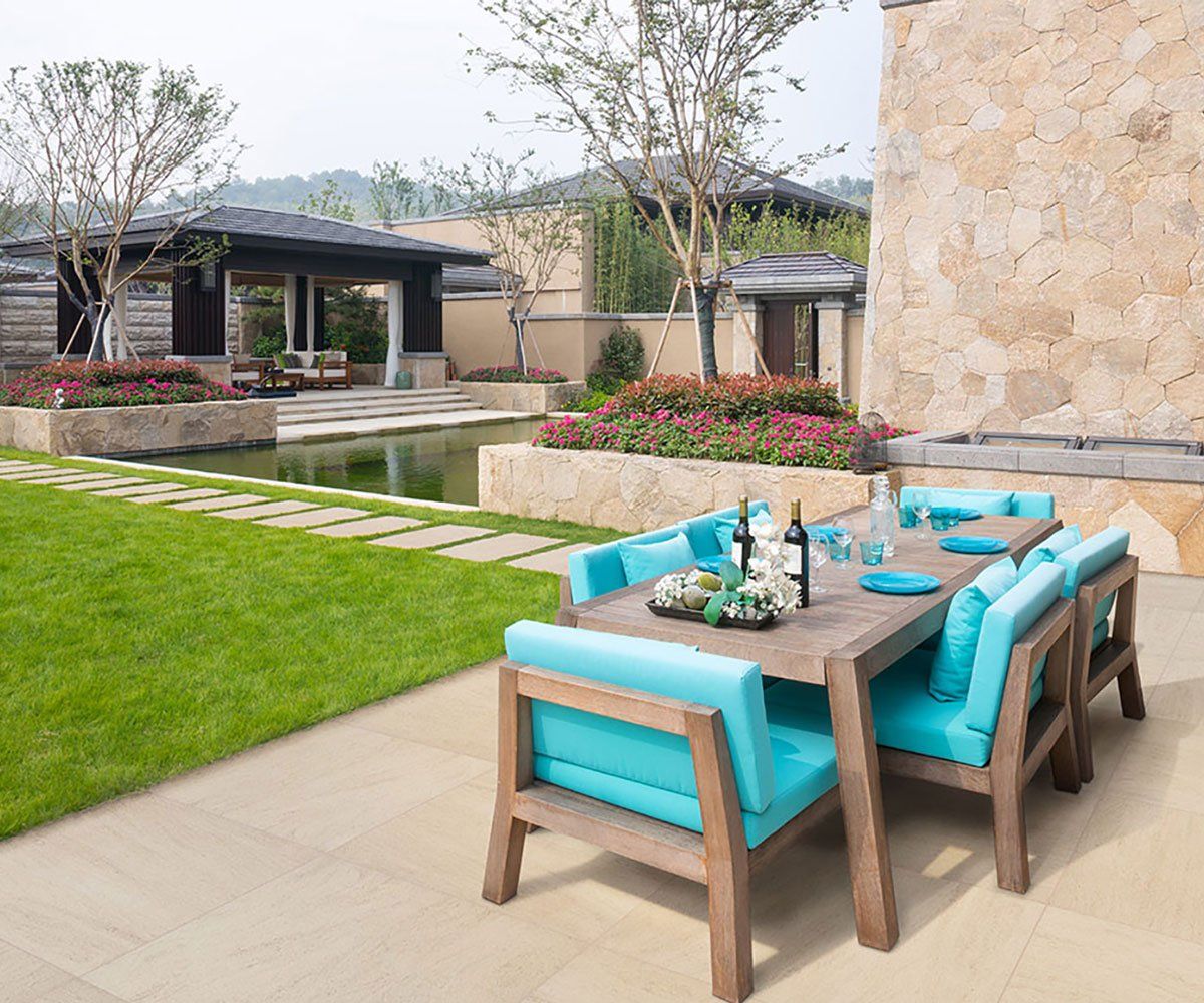 Living Style Beige outdoor porcelain tile pavers ohio