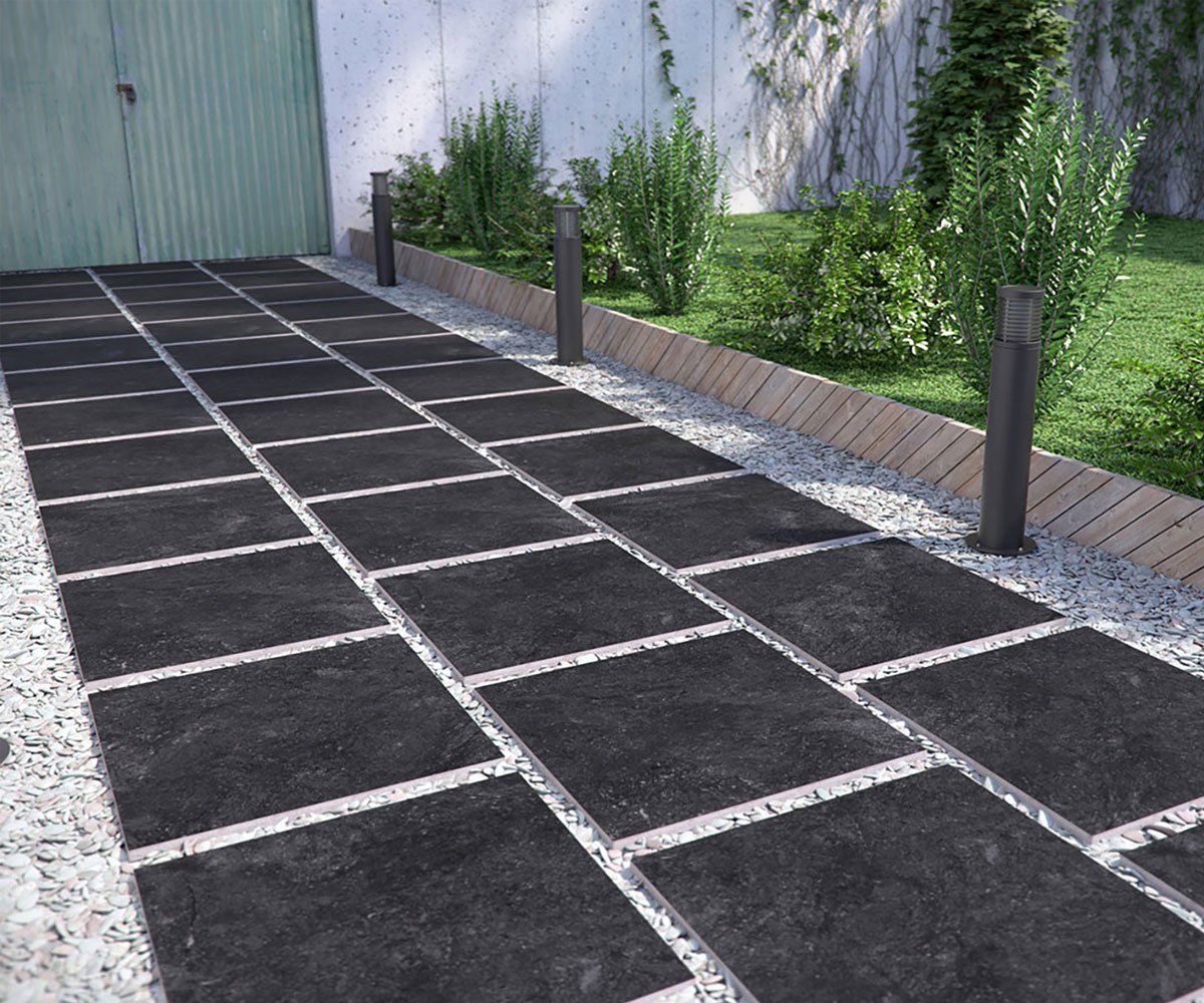 vulkon nero outdoor porcelain tile pavers ohio