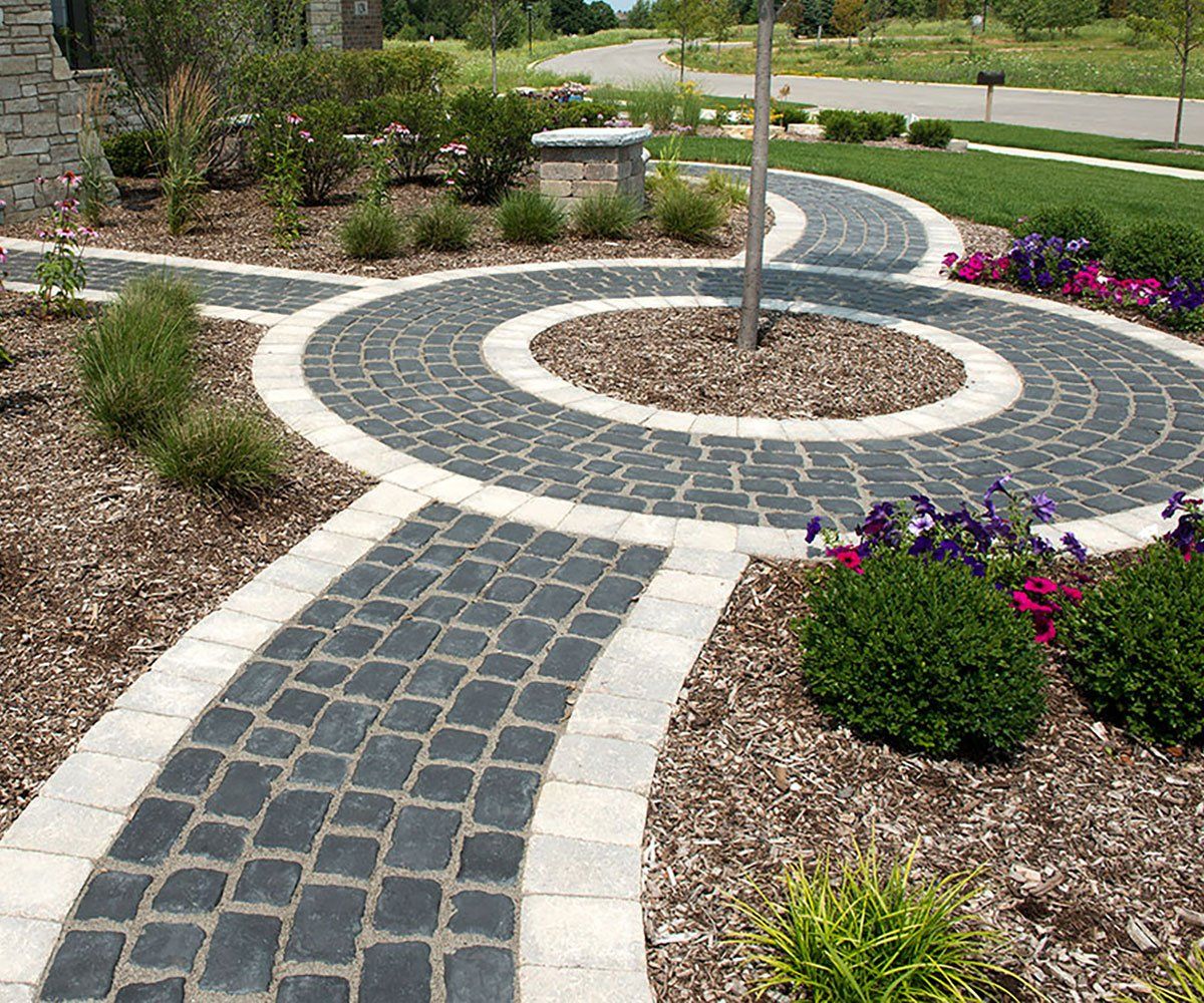 Cobblestone paver for Ashtabula walkway