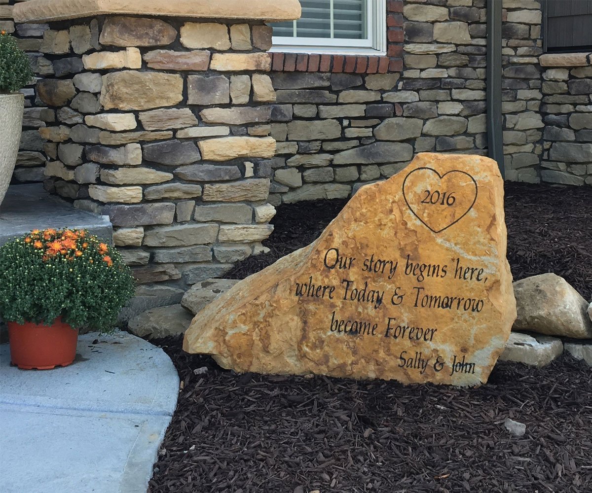 Engraved Stone and Boulders