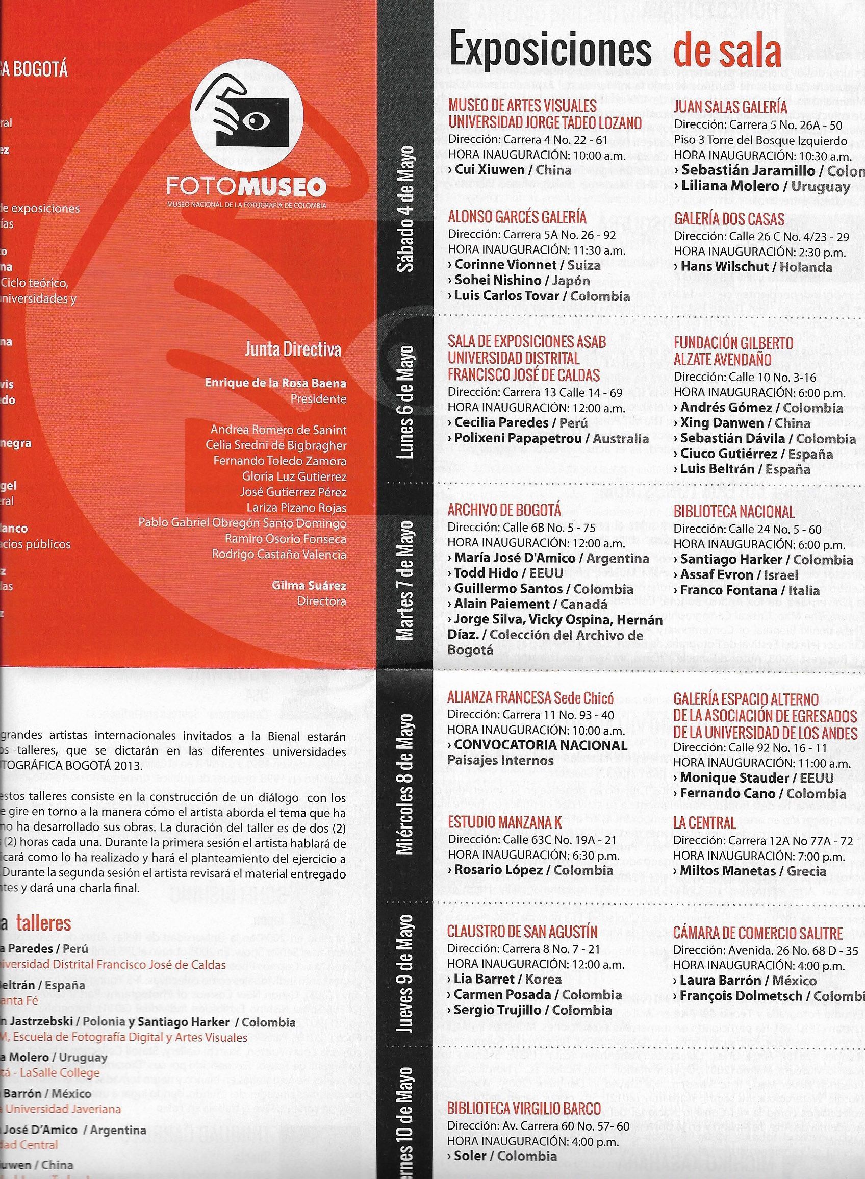 Bogota Photography Museum Exhibit 2013