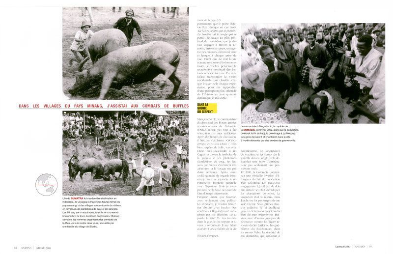 ANIMAN latitude zero reportage 1d