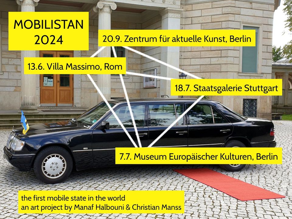 Mobilistan Tour 2024 Villa Massimo Staatsgalerie Stuttgart ZAk Berlin MEK