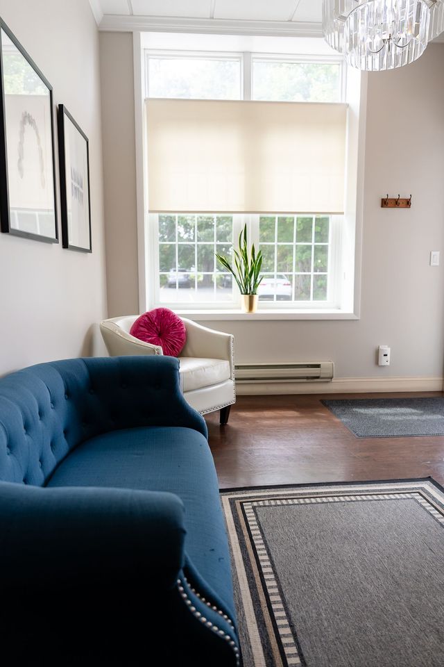 The waiting room at Cocozzo Family Dentistry in Malta, NY