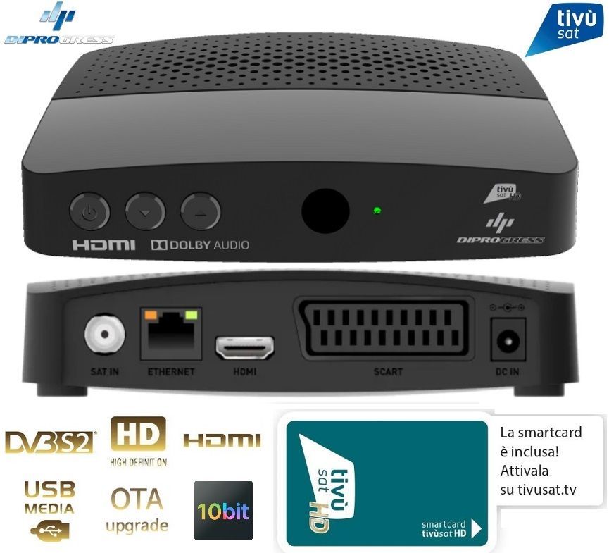 Decoder Digitali Terrestri e Satellitari TivùSAT