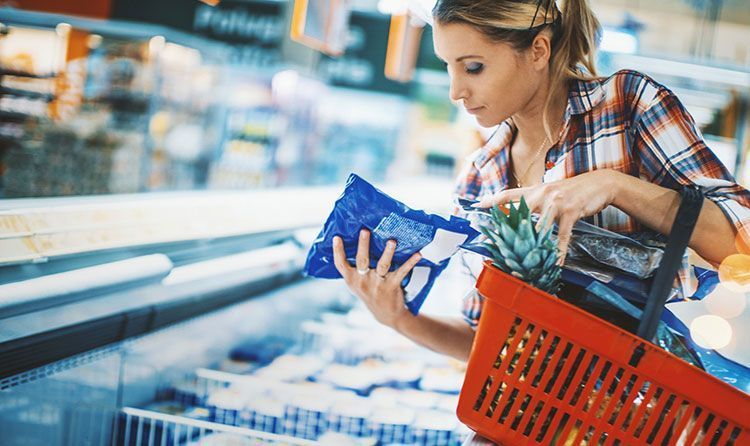 alimentos por congelación