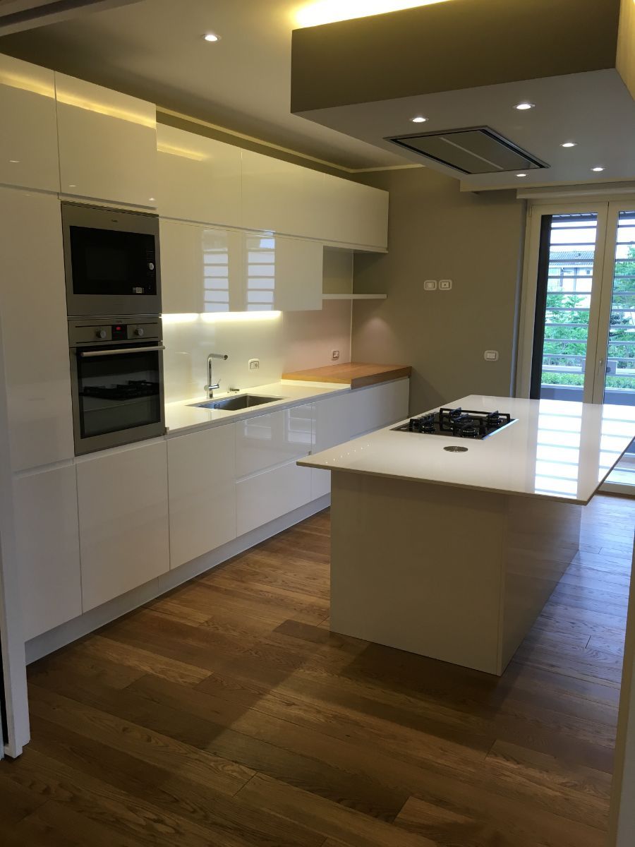 cucina con parquet