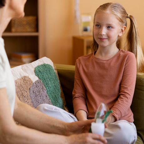 Teen in therapy