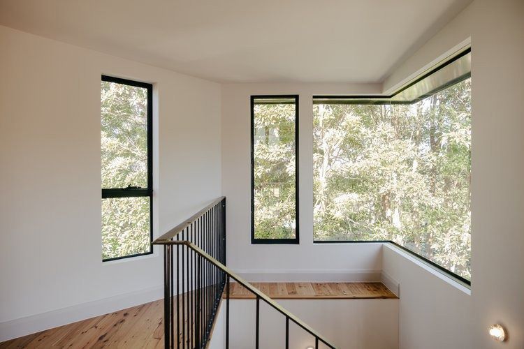 A Room With a Staircase and a Lot of Windows — DeBu Studios In Russell Vale, NSW