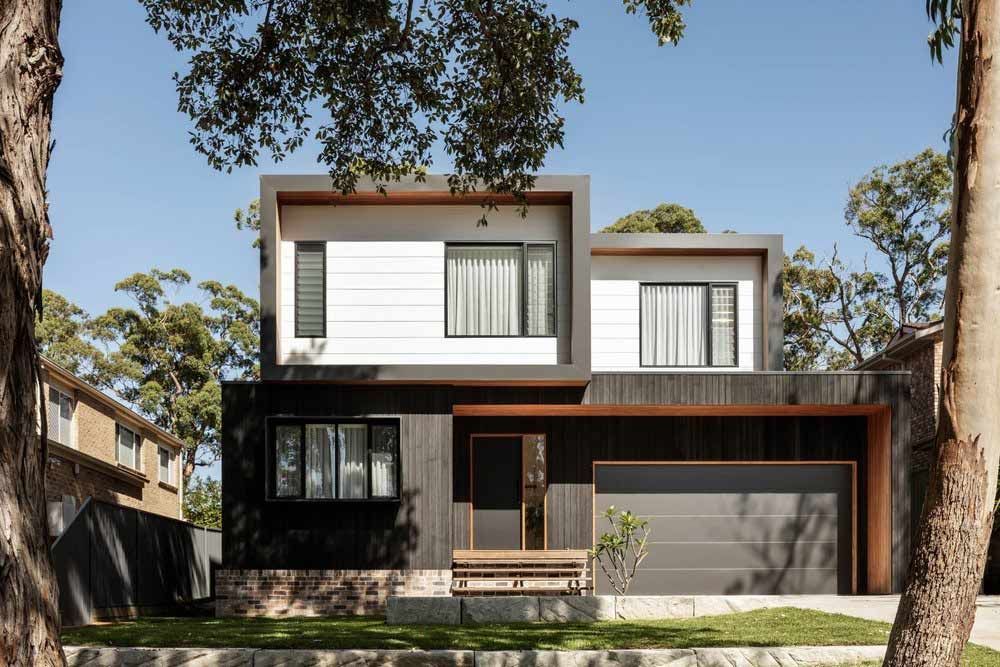 A Modern House is Surrounded by Trees on a Sunny Day — DeBu Studios In Russell Vale, NSW