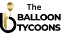 Logo reading “The Balloon Tycoons” with a gold balloon forming part of the letter design.