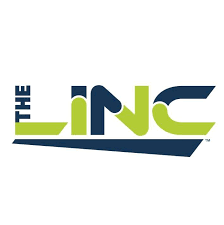 The LINC logo in blue and lime green on a white background