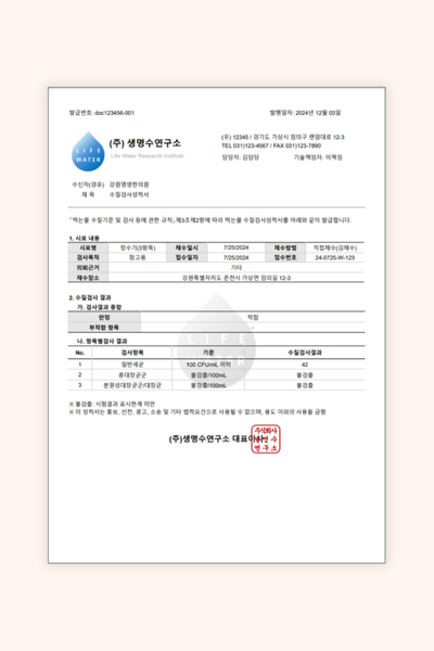 Water Quality Report